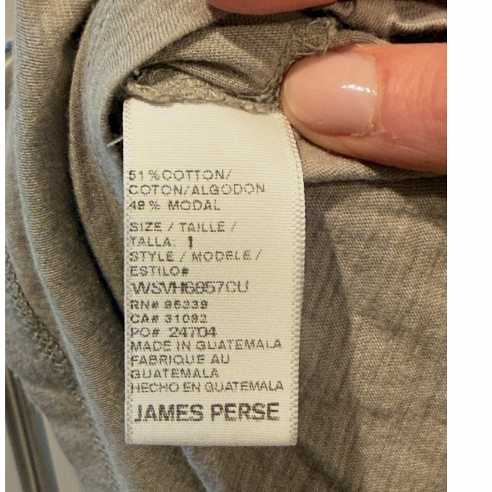 NWOT James Perse Cotton Jersey 90s Midi Dress | Size 1 (Small/US 2-4) - Picture 5 of 13